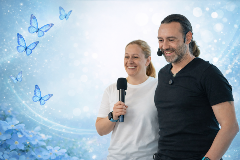 Sonia y Luis de Mariposas Azules