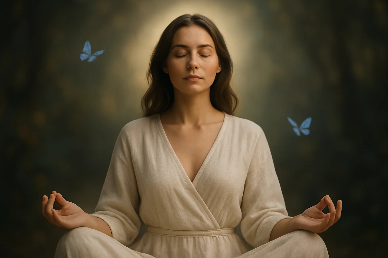 Respiración consciente en meditación